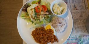豆のキーマカレー